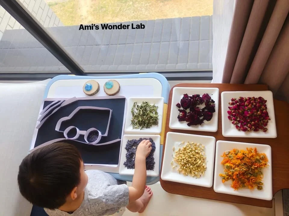 乾燥花也可以玩遊戲？Ami's Wonder Lab用乾燥花草教你讓孩子嗅覺、視覺、觸覺一次滿足 !