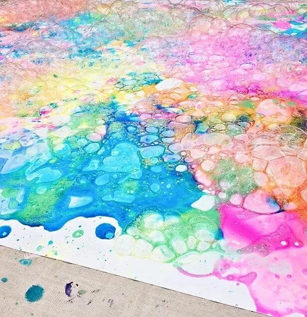 吹泡畫的做法