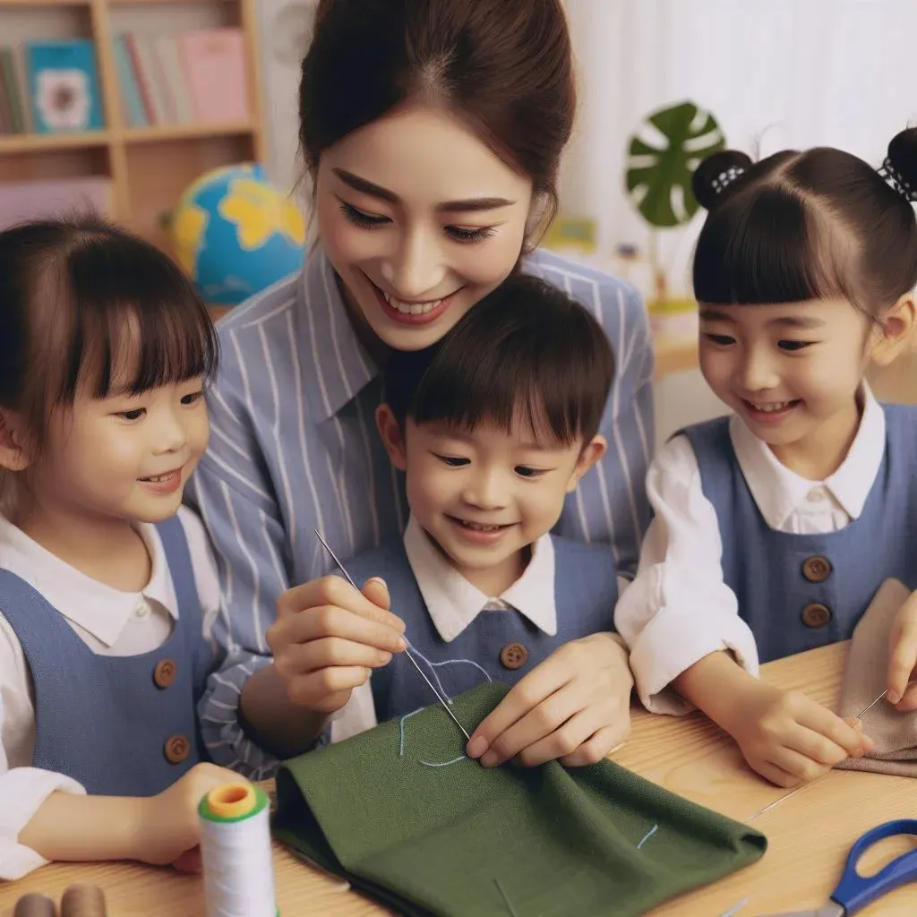 【幼兒園縫工】平針縫、迴針縫傻傻分不清楚？5 基礎活動教你帶孩子從 0 開始玩縫工