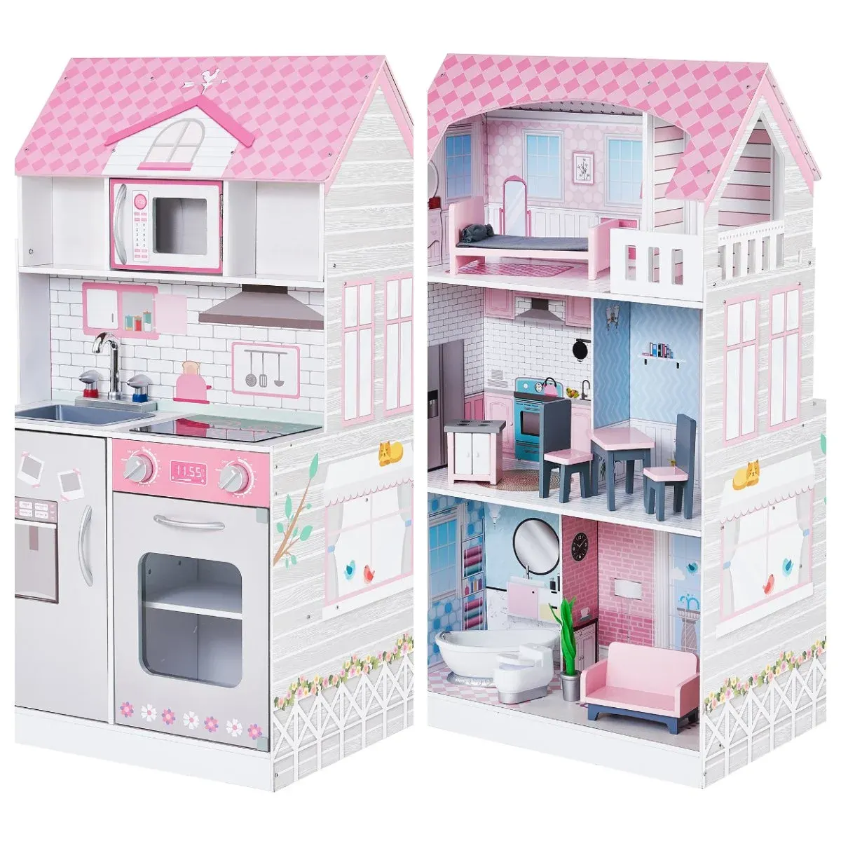 玩具腦_兒童遊戲室_teamson娃娃屋