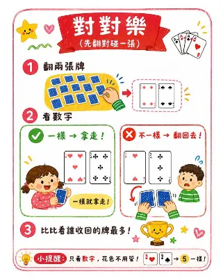 好玩的撲克牌-對對樂(釣魚)