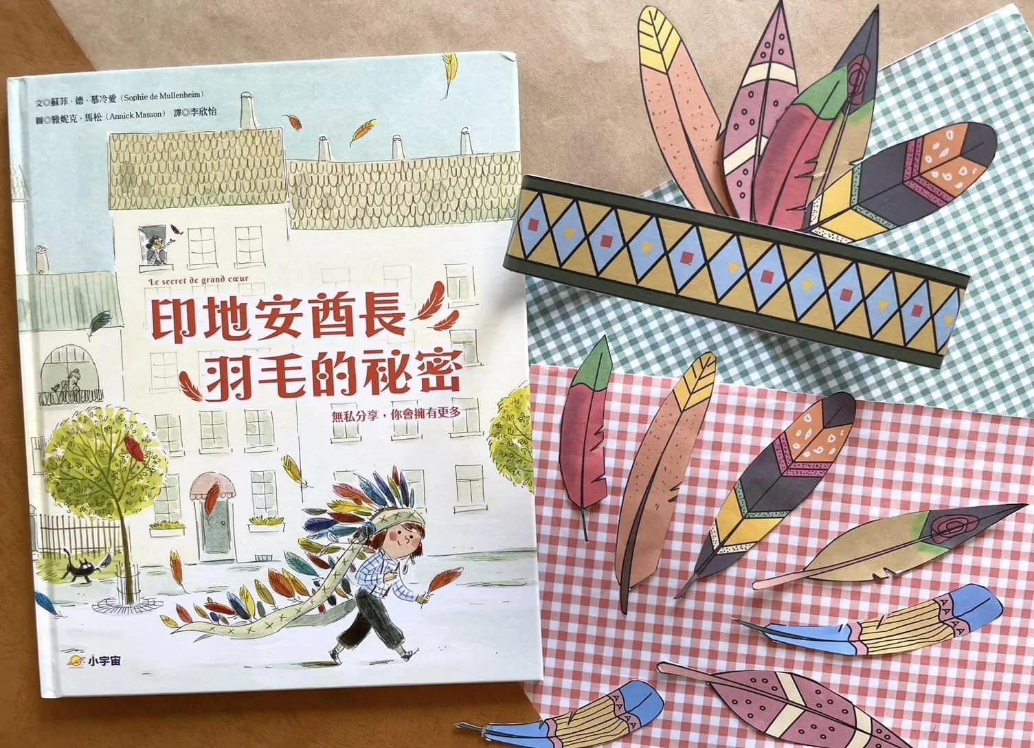 印地安頭飾DIY！跟著Fairykids一起讀繪本、做超可愛的異國勞作（免費下載）