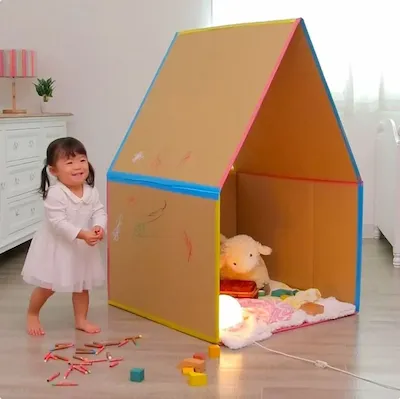 紙箱廚房原來是這樣做！5 款超有趣紙箱 DIY 玩具教學【2025年版】