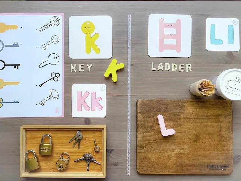 英文字母的遊戲！賽奇卡娃帶你邊玩邊學字母K跟L