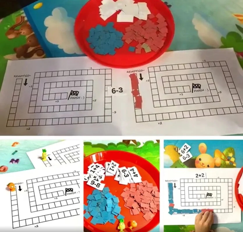 如何教幼兒「數字邏輯」呢？超實用自製數學桌遊下載 !