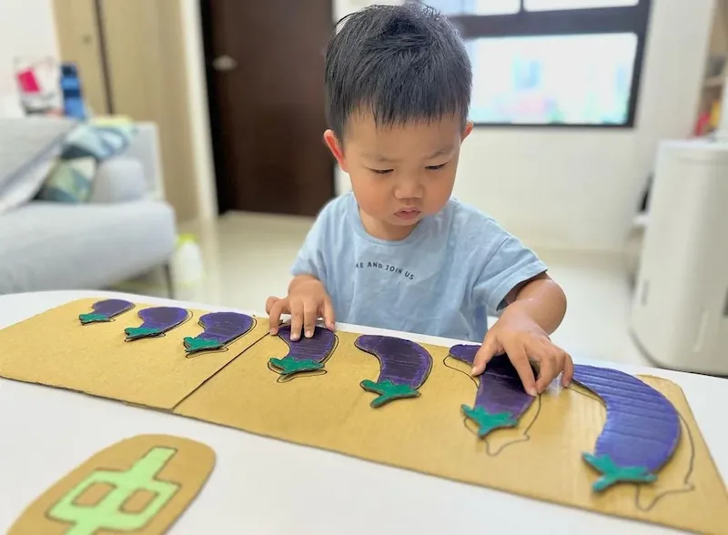 來玩比大小！幼兒數感自製教具 2歲就能開始玩！