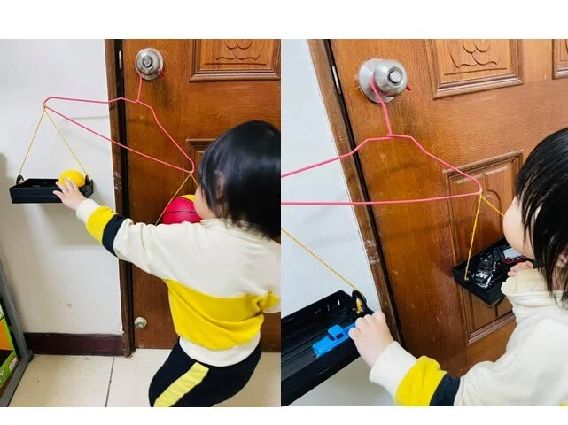怎麼教孩子玩"對比遊戲" ? Nyle 玩樂學隨筆 教你用身邊小物 DIY一個簡易天秤來學STEM遊戲 !
