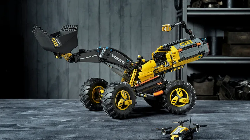 【樂高】馬上就想要 ! LEGO X Volvo ，超有未來感的工程機具「 42081 Volvo Concept Wheel Loader ZEUX」概念機！