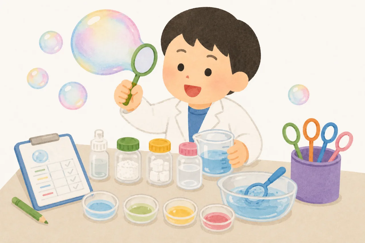 泡泡研究室:調出打不破的泡泡
