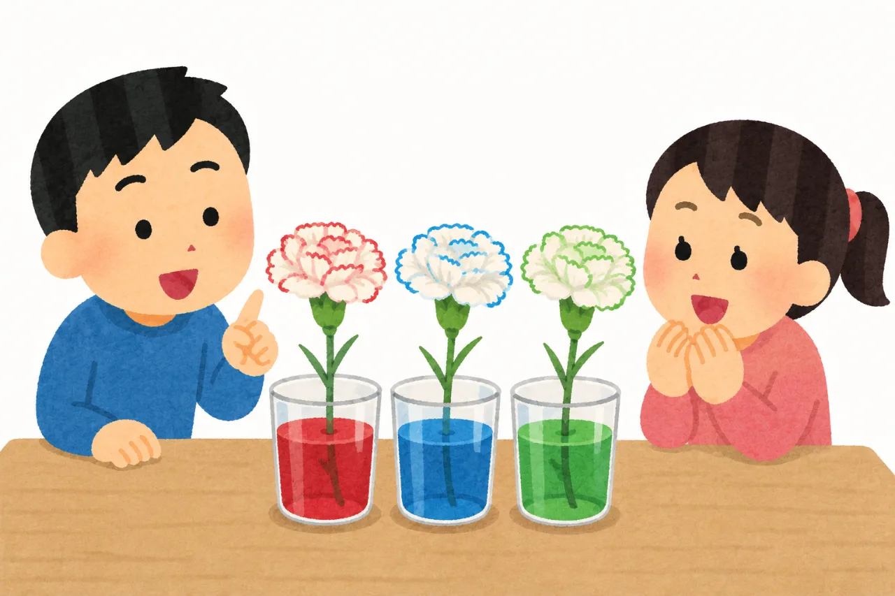 會變色的花