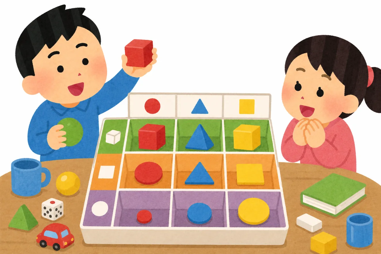 平面與立體分類盒
