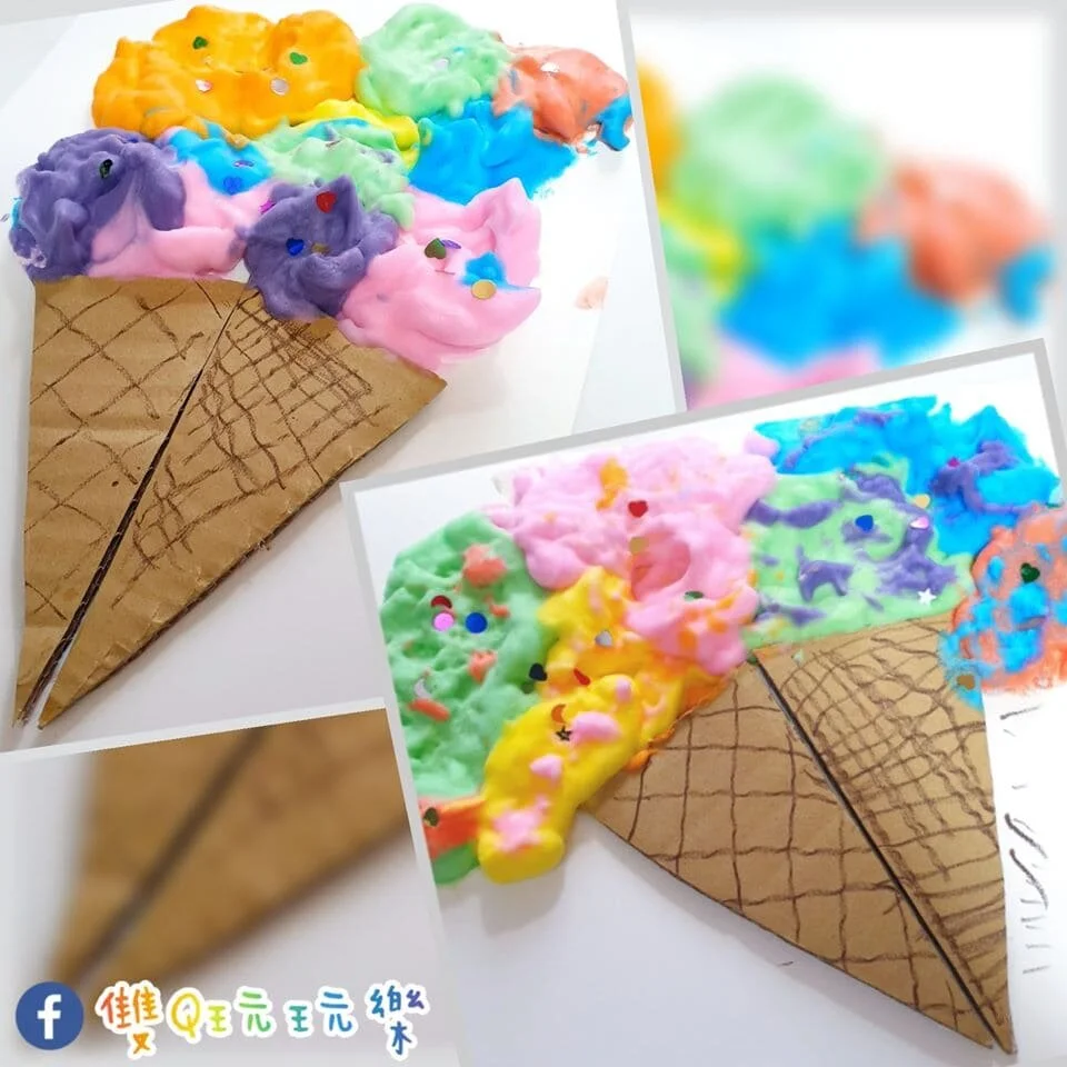 好玩的puffy paint 發泡彩繪創作