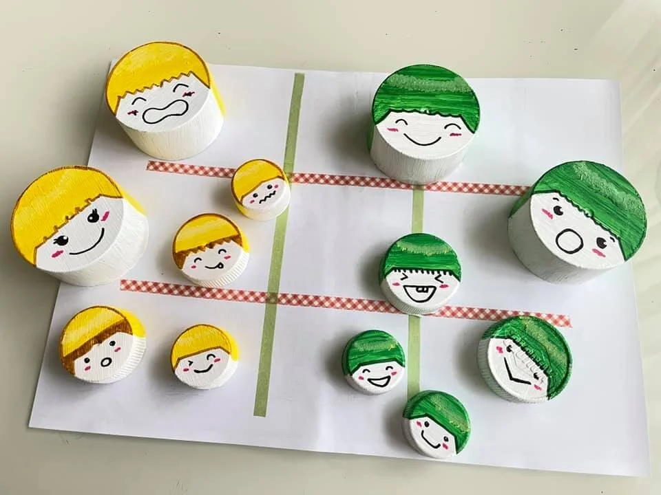 瓶蓋DIY小遊戲！進階版OOXX練小人腦力